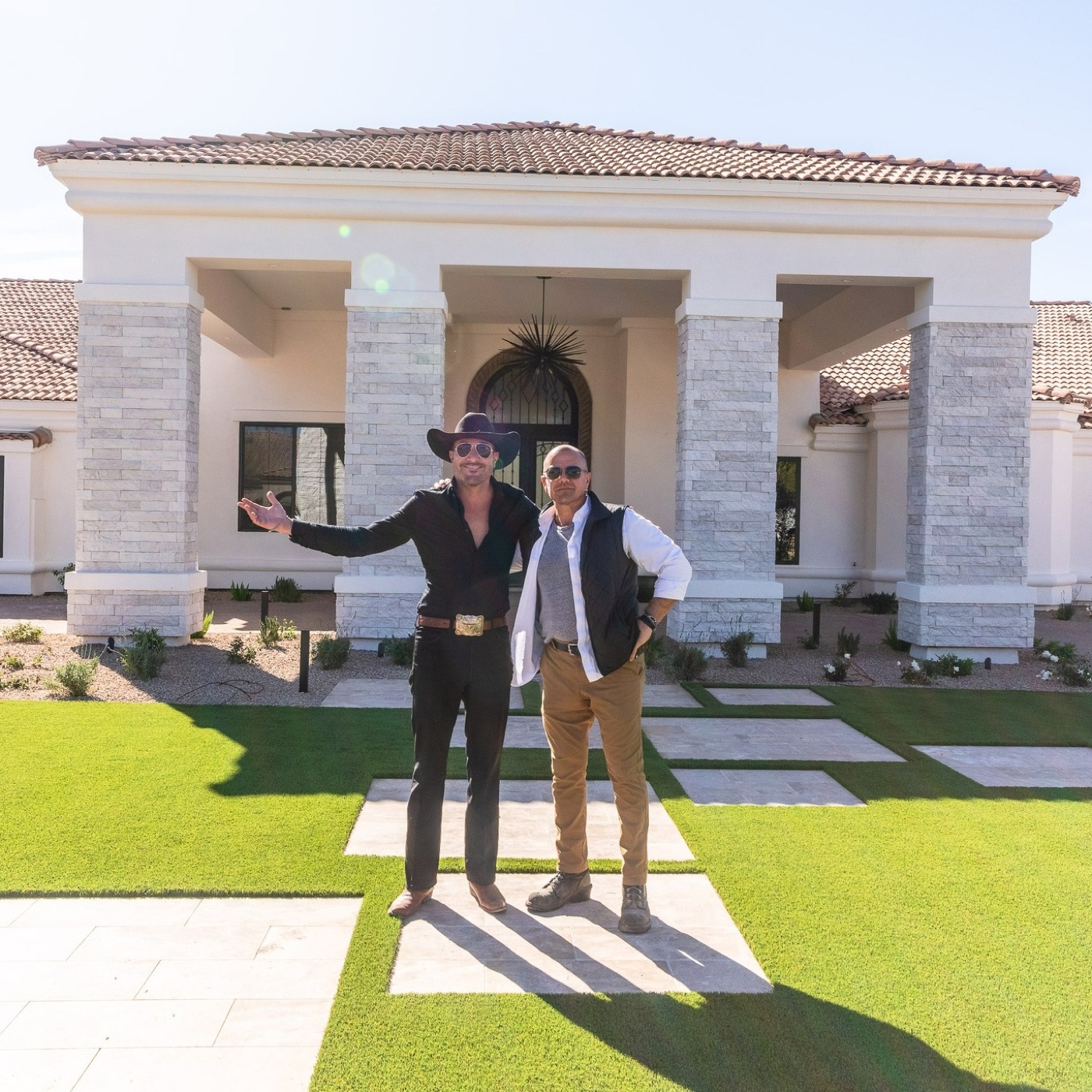 Curtis Frank and Karl Baum, co-founders of Turfli — Luxury Lawns and Greens LLC, Scottsdale AZ