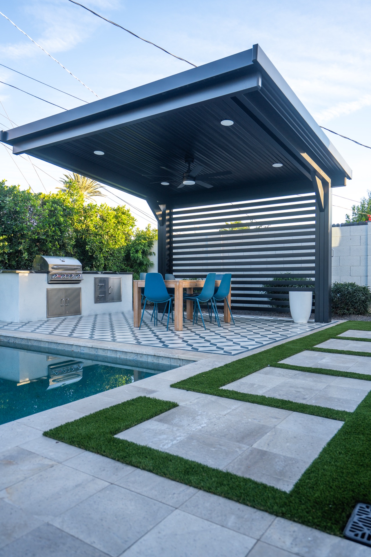 Luxury outdoor living in Troon North Scottsdale by Turfli